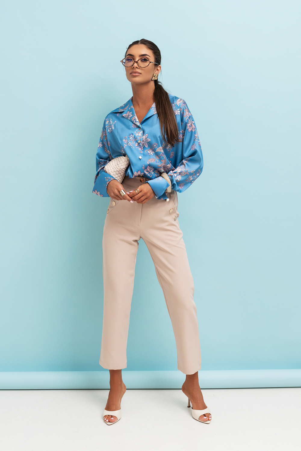 MADDIE Satin Shirt