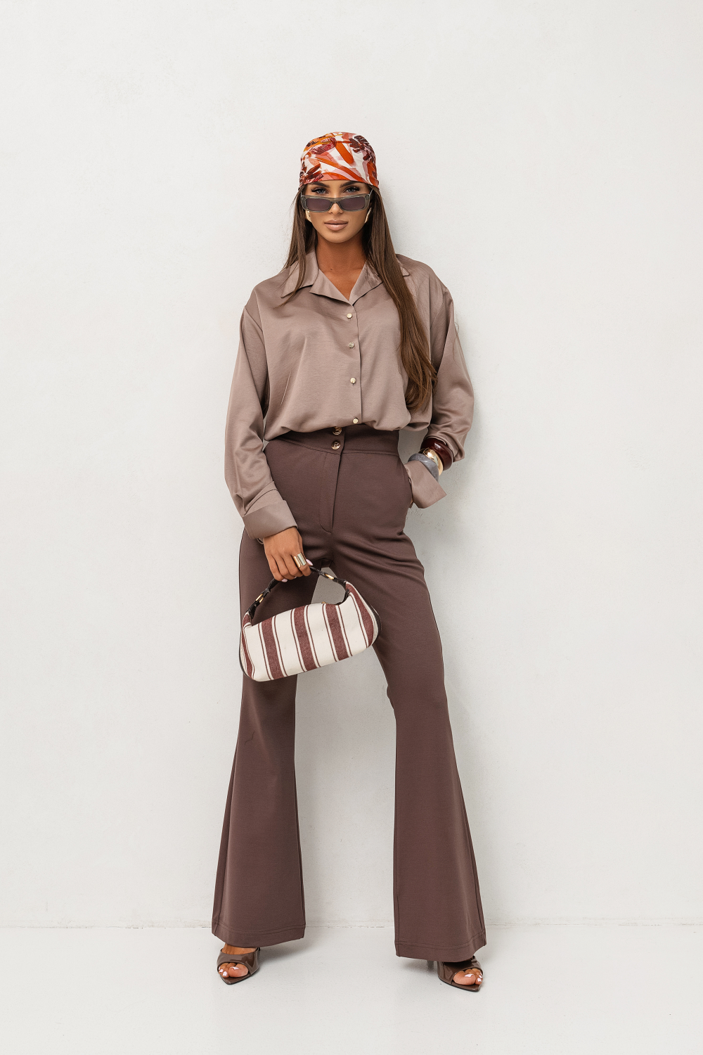 MADDIE Satin Shirt