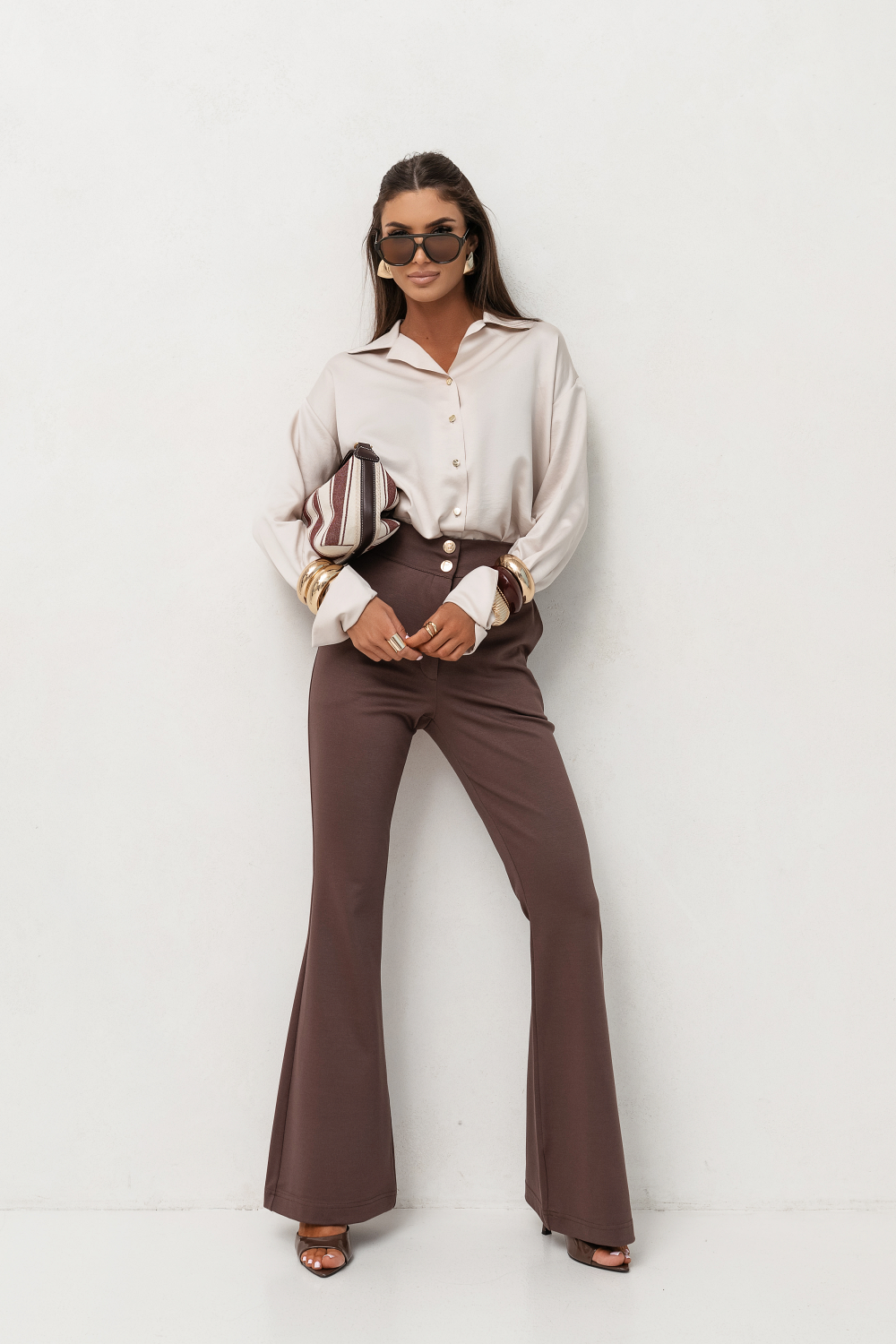 MADDIE Satin Shirt