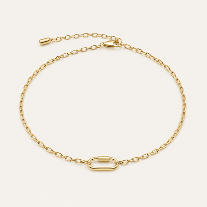 Chain link Charm armband