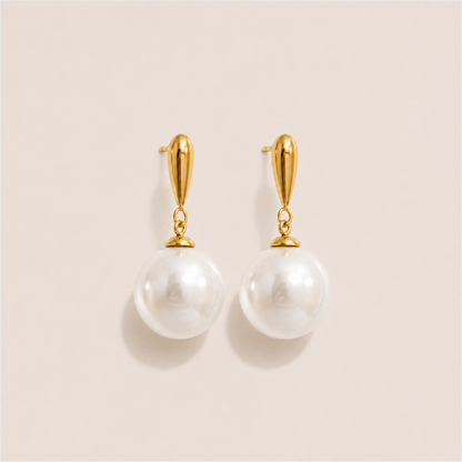 Perle Drop oorbellen