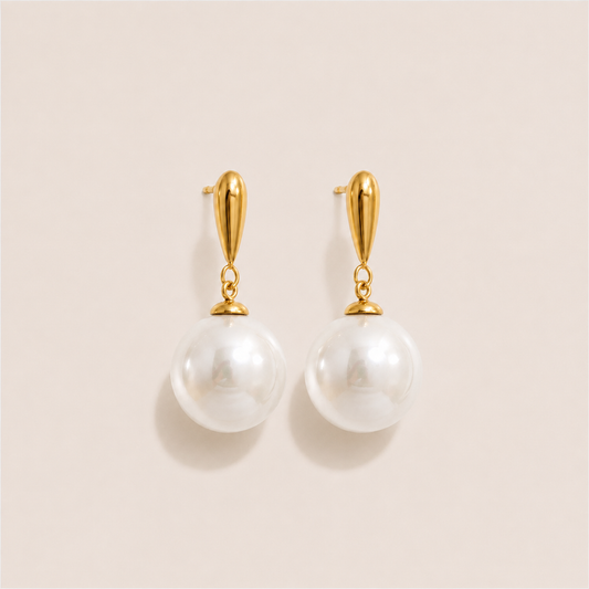 Perle Drop oorbellen
