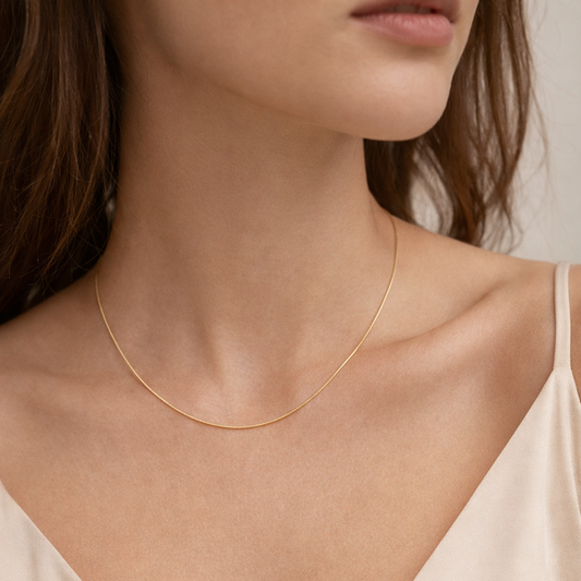Small Snake Charm ketting