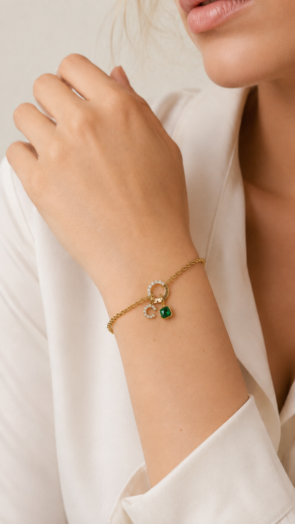 Zircon Charm armband