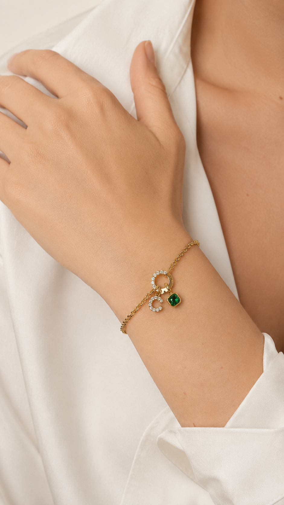 Zircon Charm armband