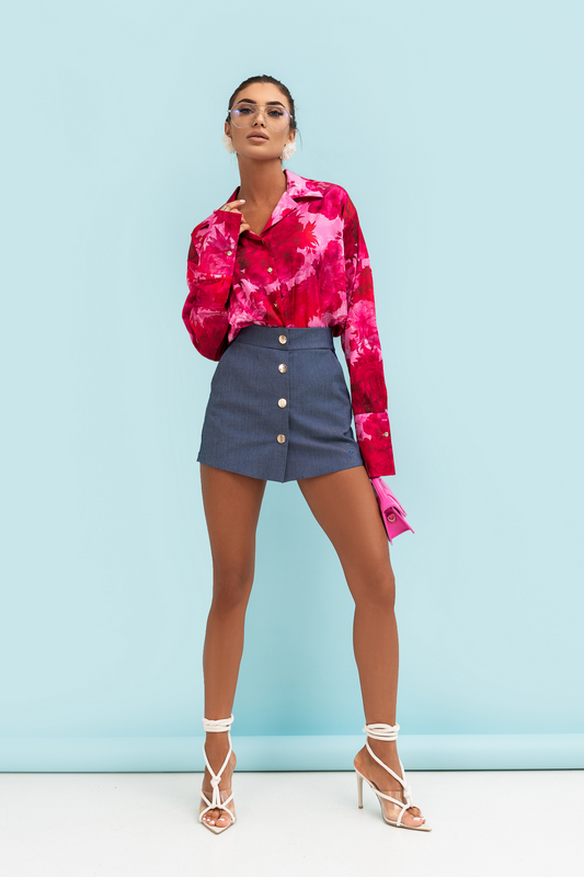 MADDIE Satin Shirt